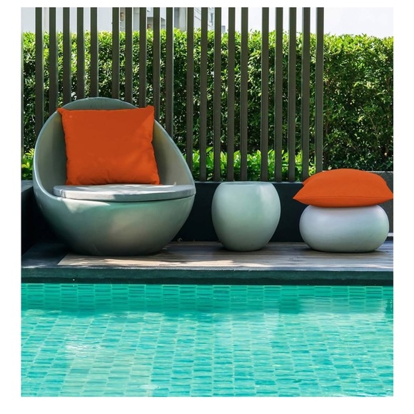 2 Pieces Outdoor Throw Pillow Covers Only Patio Waterproof Cushion Covers - Picture 2 of 5